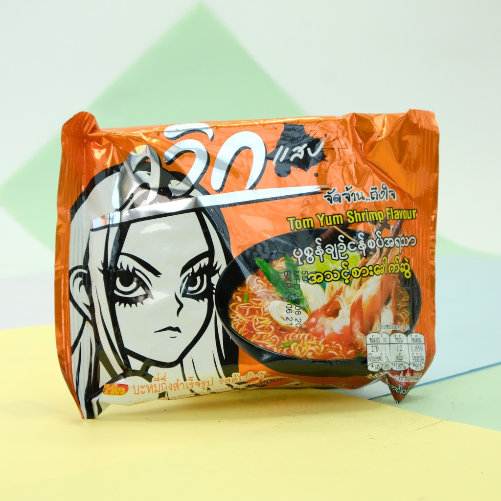 Quick Instant Noodles Tom Yum Shrimp Flavour 60g