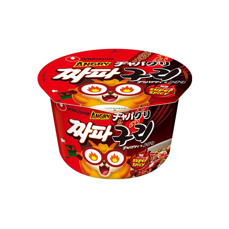 NONGSHIM Instant Noodles Angry Chapaguri Super Spicy Big Bowl 114g