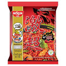 Nissin Instant Noodles Extreme Hot Chili Chicken Flavor 60g