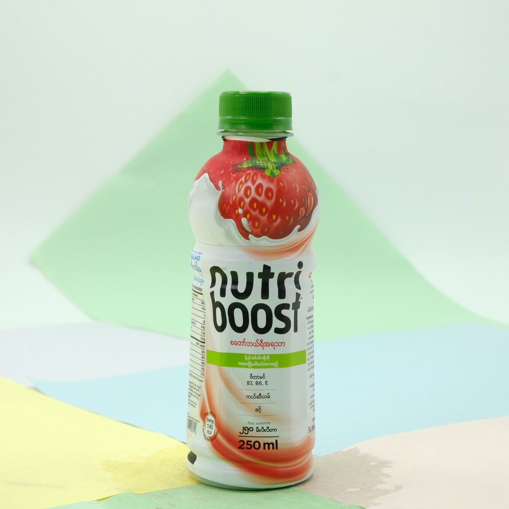 Nutri Boost Milk + Juice Drink With Nutrients Strawberry Flavour 250ml