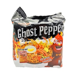 Mamee Mie Goreng Indonesia Dry Instant Noodles Ghost Pepper 121g x 4Pcs